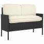 Preview: Kissenset Oxford-Stoff Creme 120 x 50 x 52 cm