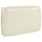 Preview: Kissenset Oxford-Stoff Creme 120 x 50 x 52 cm