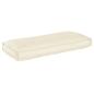 Preview: Kissenset Oxford-Stoff Creme 120 x 50 x 52 cm