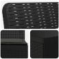 Preview: 4-Sitzer Garten Sofa mit Kissen Rattan Look PP Anthrazit