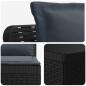 Preview: 5-Sitzer Gartensofa mit Kissen Rattan-Look PP Anthrazit