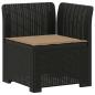 Preview: 7-Sitzer Gartensofa mit Kissen Rattan-Look PP Anthrazit