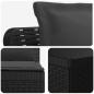 Preview: 7-Sitzer Gartensofa mit Kissen Rattan-Look PP Anthrazit