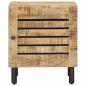Preview: Nachttisch Natur 40 x 33 x 46 cm Massivholz Mango