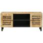 Preview: Stauraumschränke Natur 105 x 33 x 46 cm Massivholz Mango