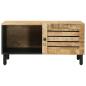 Preview: Couchtisch Natur 80 x 50 x 40 cm Massivholz Mango