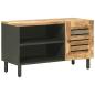Preview: Stauraumschr?nke Natur 80 x 33 x 46 cm Massivholz Mango