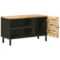 Preview: Stauraumschr?nke Natur 80 x 33 x 46 cm Massivholz Mango