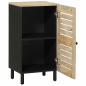 Preview: Aufbewahrungsschrank Natur 40 x 33 x 75 cm Massivholz Mango