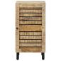 Preview: Aufbewahrungsschrank Natur 40 x 33 x 75 cm Massivholz Mango