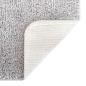 Preview: Anti-Rutsch Shaggy Teppich Grau 120 x 120 cm PP