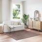 Preview: ARDEBO.de - Anti-Rutsch Shaggy Teppich Braun 200 x 200 cm PP