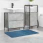 Preview: Rutschfeste Badmatte Blau 60 x 90 cm PP