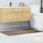 Preview: ARDEBO.de - Rutschfeste Badmatte Braun 70 x 120 cm PP