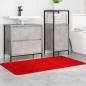 Preview: Rutschfeste Badmatte Rot 70 x 120 cm PP
