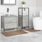 Preview: Anti-Rutsch Badematten-Set 2 stk. Braun 50 x 50 cm PP