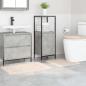 Preview: Anti-Rutsch Badematten-Set 3 stk. Creme 50 x 80 cm PP