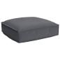 Preview: ARDEBO.de - Kissen Anthrazit 50 x 50 x 12 cm Oxford-Stoff