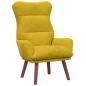Preview: Sessel Gelb 69 x 74 x 93 cm Samt