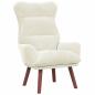 Preview: Sessel Creme 69 x 74 x 93 cm Samt