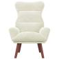 Preview: Sessel Creme 69 x 74 x 93 cm Samt