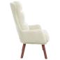 Preview: Sessel Creme 69 x 74 x 93 cm Samt