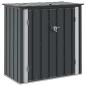 Preview: Gartenlagerbox Schwarz 101,5 x 57 x 100,5 cm Stahl