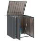 Preview: Gartenlagerbox Schwarz 101,5 x 82 x 100 cm Stahl