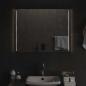 Preview: LED-Badezimmerspiegel Transparent 80 x 60 cm Gehärtetes Glas