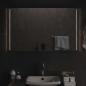Preview: LED-Badezimmerspiegel Transparent 100 x 60 cm Gehärtetes Glas