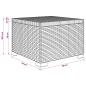 Preview: 1-Sitzer Garten-Sofa Rattan-Look PP Hellgrau