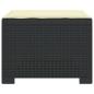 Preview: 1-Sitzer Garten-Sofa mit Kissen Rattan-Look PP Anthrazit
