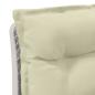Preview: 1-Sitzer Garten-Sofa mit Kissen Rattan-Look PP Weiß