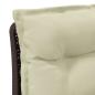 Preview: 1-Sitzer Garten-Sofa mit Kissen Rattan-Look PP Braun
