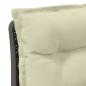 Preview: 1-Sitzer Garten-Sofa mit Kissen Rattan-Look PP Hellgrau