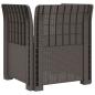 Preview: 1-Sitzer Sessel Rattan-Look PP Hellgrau