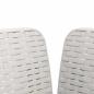 Preview: 1-Sitzer Sessel mit Kissen Rattan-Look PP Weiß