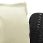 Preview: 1-Sitzer Sessel mit Kissen Rattan-Look PP Anthrazit