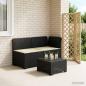 Preview: ARDEBO.de - 2-Sitzer Garten-Sofa mit Kissen Rattan-Look 2-Sitzer PP