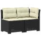 Preview: 2-Sitzer Garten-Sofa mit Kissen Rattan-Look 2-Sitzer PP