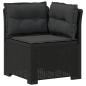 Preview: 2-Sitzer Garten-Sofa mit Kissen Rattan-Look 2-Sitzer PP