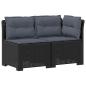 Preview: 2-Sitzer Garten-Sofa mit Kissen Rattan-Look 2-Sitzer PP