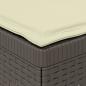 Preview: 3-Sitzer Garten Sofa mit Kissen Rattan-Look 3-Sitzer PP