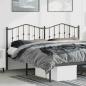 Preview: ARDEBO.de - Ersatz-Kopfteil Metall Schwarz 193 cm