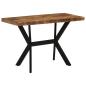 Preview: ARDEBO.de - Esstisch 110x55x75 cm Massivholz Mango