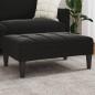 Preview: ARDEBO.de - Fu?hocker Schwarz 77x55x31 cm Samt