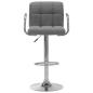 Preview: Barhocker Hellgrau Stoff