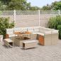 Preview: Gartensofa-set 12 stk. 12-Sitzanzahl Beige und Creme
