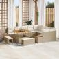 Preview: ARDEBO.de - Gartensofa-set 12 Stk. 11-Sitzanzahl Beige und Creme
