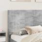 Preview: Bettgestell mit Stauraum und Kopfteil Betongrau 160 x 200 cm